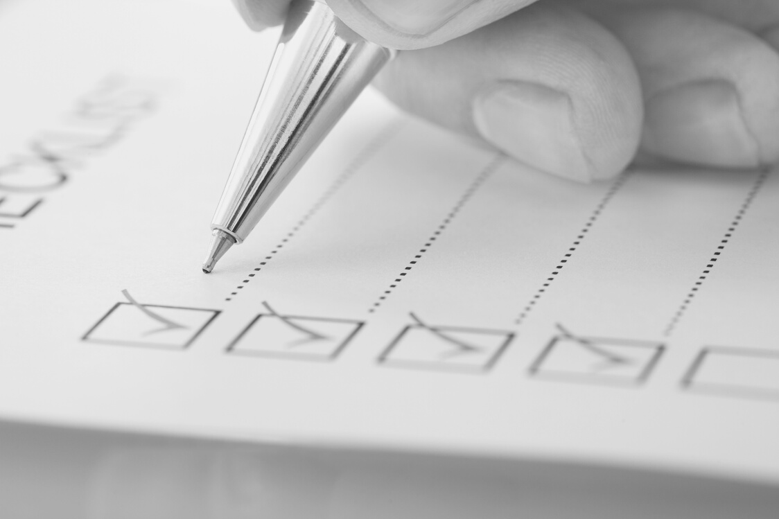 Businessman Preparing Checklist